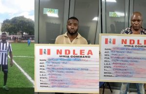 NDLEA arrests Ex-footballer Segun Hunkarin, 4 others over 22.6kg drugs seized at Lagos and Enugu airports