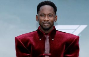 Mr Eazi in Burgundy Velvet is the Whole Moment at the “F1: The Movie” Premiere
