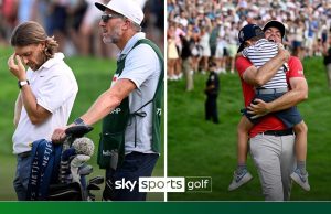 INCREDIBLE SCENES! Dramatic chip-in, Fleetwood falters and Bradley birdies to win!