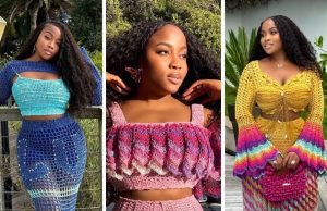 Veekee James Wore Three Different Crochet Looks in Cape Town and It Was a Vibe