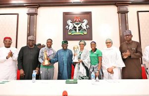 Tinubu honours Super Falcons with OON, flats, millions for WAFCON triumph