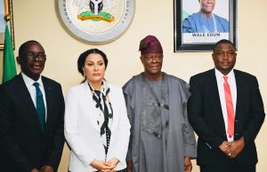 Wale Edun inaugurates new NDIC management team