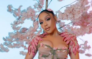 Thando Thabethe Channels the Rhythm of South Africa in a Garden-Couture Look