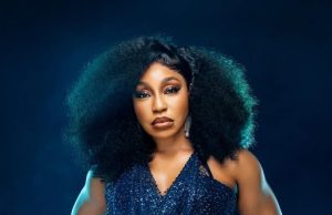 Rita Dominic’s Navy Sequined Mini Is Birthday Glamour Goals