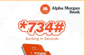 Banking in Seconds: Alpha Morgan Bank’s *734#
