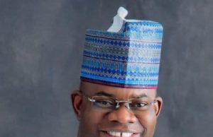 Yahaya Bello posters flood Abuja for APC chairmanship bid