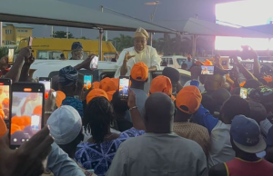 Supporters welcome Aregbesola back to Lagos after ADC unveiling in FCT