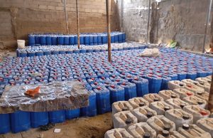NAFDAC seals warehouse stocked with 88,560 litres of explosive chemicals in Kano
