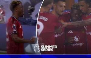 Three to the good! Amad with a neat finish in dominant Utd display