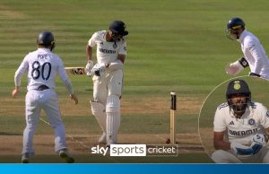 INCREDIBLE! England win after ball trickles back onto Siraj's stumps!