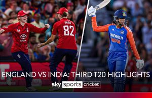 Third T20I highlights: England win by five runs to save series in thrilling display
