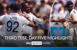 Highlights: England two wickets away from victory after brilliant morning session