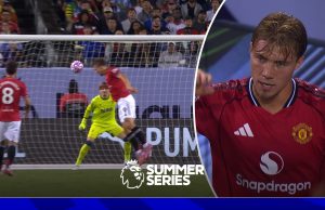 'Really sharp' | Hojlund's delicate header puts United in front against Bournemouth