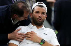 Wimbledon: Jannik Sinner survives huge scare as Grigor Dimitrov retires injured while leading world No 1 by two sets | Tennis News