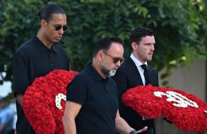 Diogo Jota funeral: Wife and family joined by Liverpool players in Portugal | Football News