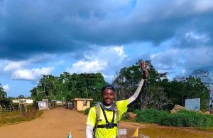Nigerian cyclist Emmiwuks arrives Liberia