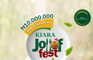 Kiara Rice Brings the Joy to Lagos with the Grand Finale of the “World Jollof Fest”