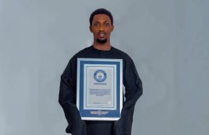 Samuel Chinecherem Ezeh’s 51-Metre Sleeves Earn Him a Guinness World Record