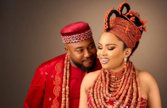Nosa Rex & Deborah’s Anniversary Look Is the High-Fashion Ode to Edo Royalty