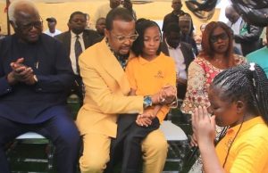 Koroma, Mutfwang moved by orphan’s speech as Stanel boss gives largesse