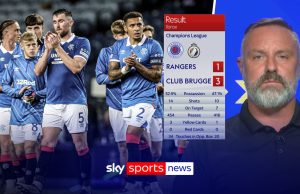 'Rangers' European dreams in tatters' | Boyd reacts to damaging Brugge defeat