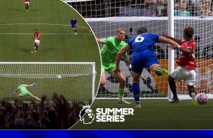 Amad causes Everton problems as Bruno gives Man Utd lead from penalty spot