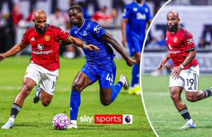 Mbeumo makes Man Utd debut! Watch his best bits from Everton draw