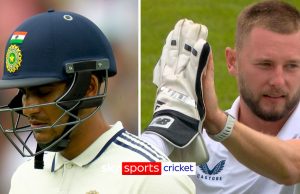 Gill dismissed by FIRST ball after lunch!