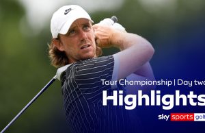 Fleetwood in joint-lead of the Tour Championship after second round