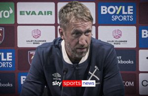 'You can say whatever you want!' | Potter's spiky response over suggestion of relegation fight