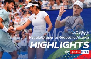 Draper/Pegula edge Raducanu/Alcaraz in thrilling mixed doubles match!
