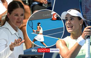 ‘You guys in the chair don’t do anything anymore!’ | Cirstea livid at line call