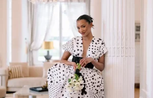 Temi Otedola’s Polka Dot Wedding Dress Is a Love Letter to Personal Style