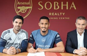 William Saliba signs a contract extension with Arsenal