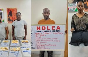 Brazil returnee Ofoma Sunday excretes 111 wraps of heroin after NDLEA arrest at Lagos airport