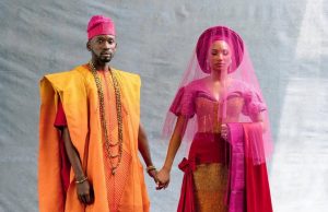 Lisa Folawiyo Captured Sunset Perfection in Temi Otedola & Mr Eazi’s Traditional Wedding Looks