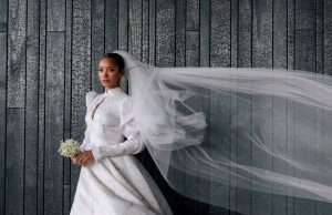 Temi Otedola Made the Perfect Bride in This Breathtaking Wedding Dress by Fendi