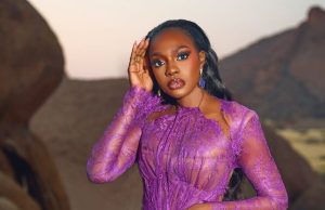 Beverly Osu’s 33rd Birthday Look Is a Flowing Purple Dream in Namibia
