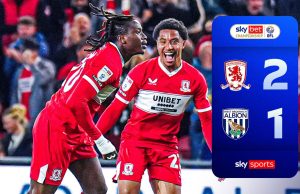 Long-throw routine and slick passing move help Boro see off West Brom