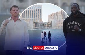 True Vegas style! Crawford and Canelo face-to-face in unique fashion