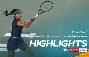 Raducanu wins first match since US Open to progress in Seoul