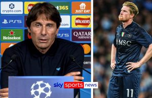 'I'm sorry' | Conte explains KDB sub 26 mins into City return