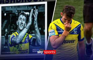 ‘You can see the emotion’ | Ratchford in tears as he’s given guard of honour