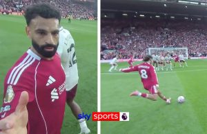 Best view in the ground? RefCam from Szoboszlai's sublime freekick vs Arsenal!