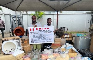 NDLEA arrests UK-fugitive Yussuf Azeez, recovers 148.3kg illicit drugs in Lekki lab