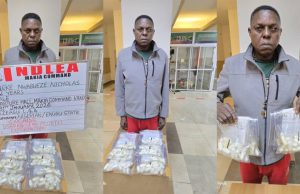 NDLEA arrests Lagos businessman at Kano airport for swallowing 95 wraps of cocaine